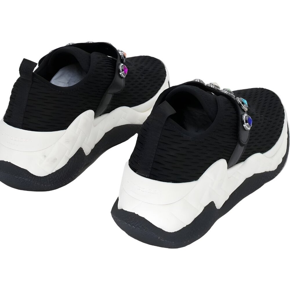 Kurt Geiger London Knit Jewel Slip-On Sneakers Black Women's EU 39 - Picture 3 of 6